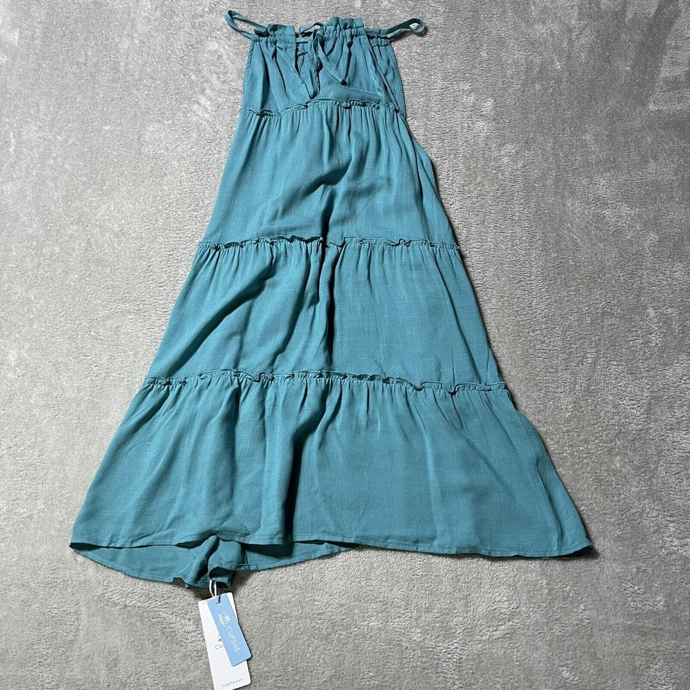 Cupshe Dress Womens‎ XXL High Neck Ruffle Tiered Dress. Start a summer wardrobe!